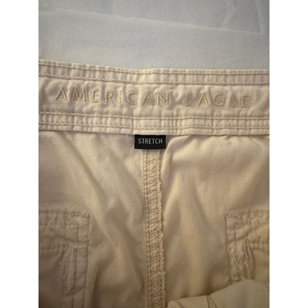 American Eagle Outfitters Cream Wide Leg Pants - Picture 4 of 7